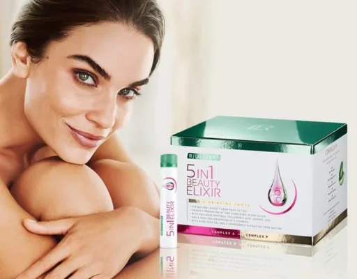 5in1 Beauty Elixir ital kollagénnel, hialuronsavval és vitaminokkal a bőr, haj és körmök egészségéért